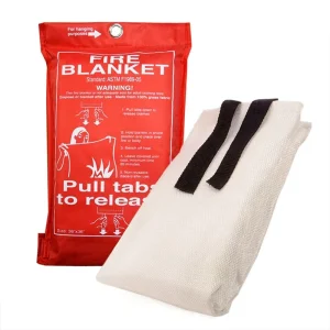 High Temperature Resistant Emergency Survival Fiberglass Fire Blanket for Kitchen