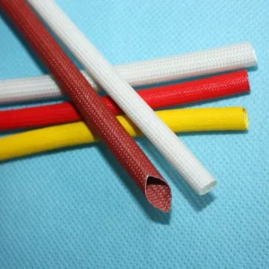 High Temperature Resistant Flame Retardant Self Extinguishing Pipe High Pressure Resistant Silicone Resin Glass Fiber Tube