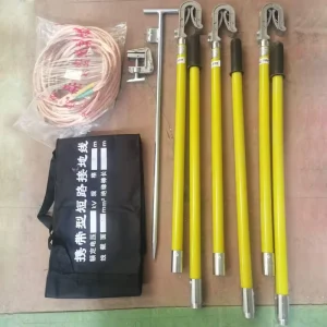 High Voltage Earth Wire Set Copper Ground Rod Pure Copper Safety Product Professional Insulation Lightning Rod Ground Wire