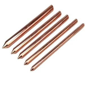 High Voltage Lightning Protection and Earthing Ground Earth Rod Copper Clad Steel