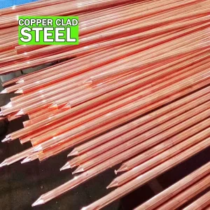 High-performance Copper Clad Steel Ground Rod High Strength Ground Rod for Communication Facilities