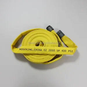 High-quality 1 Inch Fire Hose Firefighter Equipment Double Jacket Fire Hose Pipe Fittings Hose for Fire Fighting