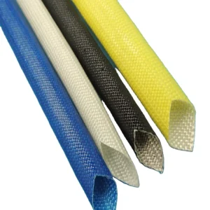 Highly Stable Insulated Weave Tube Silicone Resin Glass Fiber Tube Soft Flame Retardant Self Extinguishing Tube