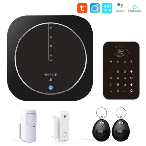 Home Alarm System Smart Wireless Wifi Wired with Homes Theft Motion Panic Intruder Ring Home Alarm System