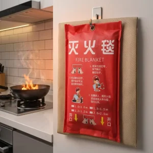 Home Car Warehouse and Office Fire Prevention Safety Use Compact Emergency Fire Blanket