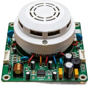 Home Fire Smoke Alarm with Green Solder Mask Ningbo Circuit Board Design and Production China