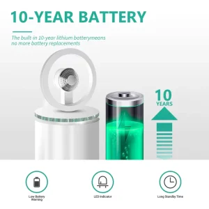 Home Smart 10 Years Battery Powered UKCA Photoelectric Smoke Alarm Standalone Optical Smoke Fire Detector Fire Safety Alarm
