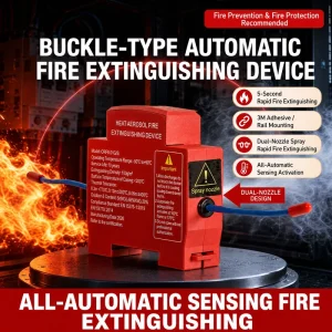 Home Use Aerosol Fire Suppression Sticker Automatic Fire Extinguisher for New Energy Electric Meter Box EV Charger Cabinet