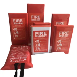 Home Use Emergency Fire Blanket 1.8M X 1.8M Fiberglass with Fire Resistance No Grommet Holes White