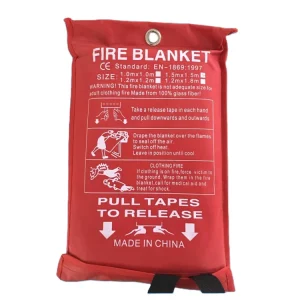 Home Use High Temperature Fire Suppression Blankets Fiberglass Material Durable Fire Protection