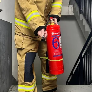 Hongdun Steel Automatic Portable Red 6kg Dry Powder Class D Fire Extinguisher Wall Mount Emergency Rescue 15 30s