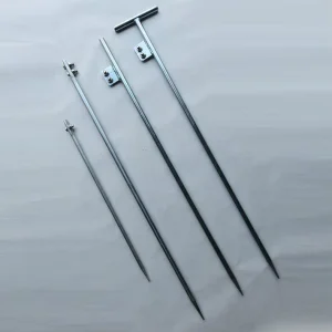 Hot Dip Galvanized Electrical Ground Rod for Engineering Construction Earthing System