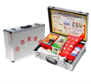 Household Fire Emergency Box Rescue First Aid Box Fire Escape and Self rescue Fire Equipment Aluminum Alloy case