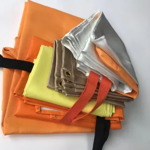 Household Fire Fighting Insulation Emergency Survival Safety Blanket Hooded Fire Escape Capes Fireproof Blanket