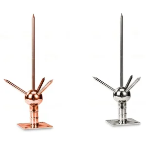 Household High Voltage Copper Clad Steel Lightning Rod with Protection Design for Outdoor Direct Strike