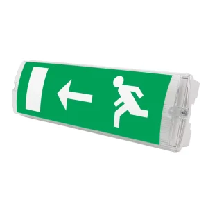 IP 65 Rechargeable Fire Safety Emergency Light Exit Sign LED Emergency Escape Sign Waterproof