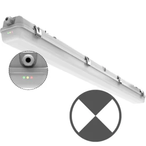IP65 Emergency Waterproof Light 4FT Led Tunnel Batten Shop Lights LED Linear Luminaires for Carport Tunnel Subway Station