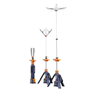 IP66 200W LED Moving Lighthouse Retractable Emergency Panoramic View Mobile Light Tower 4 Lamp Heads for Mining Road
