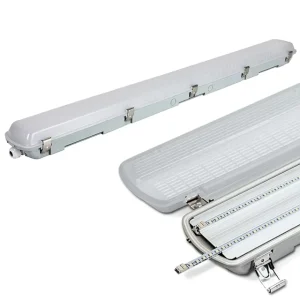 IP66 4ft 4ft LED Linear Batten Ceiling Pendant Tri proof Light Suspended Triproof Fixtures for Warehouse