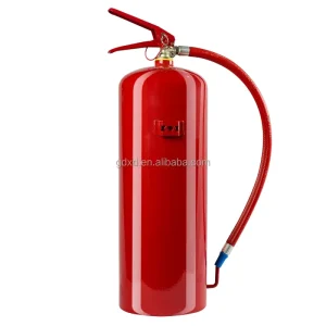 ISO9001 Certified Portable 9kg Steel Dry Powder Fire Extinguisher Class Red 15 30s Discharge Time