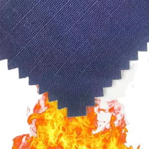 IVM240 Flame Retardant FR Viscose Aramid Anti Static Inherent FR Ripstop Fabric for Garments Firefighters Workwear Industries