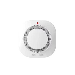 Independent Fire Alarm Smoke Detecting Device AA Battery Operated Photoelectric Smoke Detector