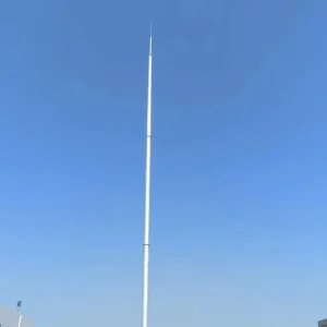 Independent Lightning Rod Connected with Flash Rod Steel Tube Lightning Rod 15m 30m 35m Ring Lightning Protection Tower