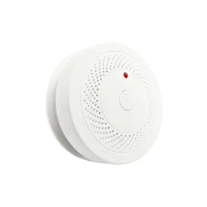 Independent Photoelectric Smoke Alarm Fire Protection Detector with 9V Battery Operated LED Indicator
