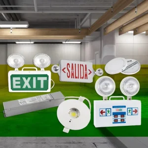Indoor Safety Evacuation Indicator LED Emergency Exit Lamp Sign Exit Emergency Light Stainless Steel