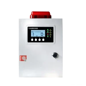 Industrial 2 Channel Gas Alarm System Control Panel High Accuracy Multi Gas Infrared Detector Sound Light Alarm 30s Power