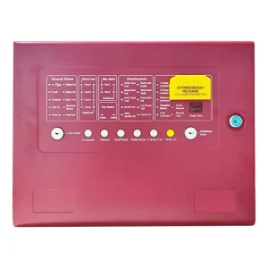 Industrial 4 Zone Gas Suppression Control Unit AC90-270V XHA FM200 Model LED Display Max 30 Detectors Per