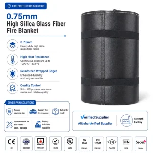 Industrial EV Fire Blanket OEM Factory Bulk Supply High Temperature Protection