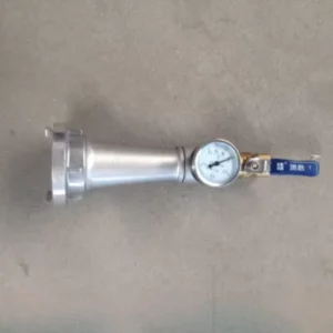 Industrial Grade 1.6MPa Aluminum Alloy Valve Gauge Durable Aluminum Fire Hydrant Pressure Gun Water Measurement Tool Fire