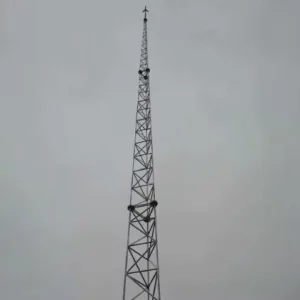 Industrial Grade Lightning Protection Steel Tower for Water Treatment Plants and Waste Incineration Corrosion Resistant