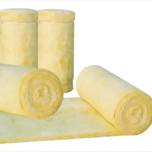 Industrial Insulation Yellow KALAX Glass Wool Roll Blanket Indoor Workshop Heat Preservation Fire and Sound Insulation
