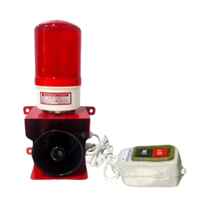Industrial Portable Fire Alarm Strobe Horn 120dB Wall Mount Warning Light Sounder Easy Installation for Factory Warehouse Safety