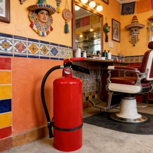 Inflatable and Rechargeable Mexico Type ABC Fire Extinguisher 2kg 4.5kg 6kg Steel Cylinder with Brass Valve