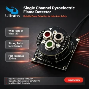 Infrared Flame Detector Module Single Channel Pyroelectric Flame Sensor