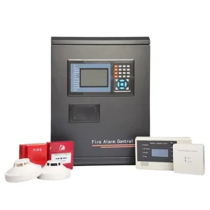 Intelligent Multi Loop Addressable Fire Alarm Control Panel Touch Screen CAN Bus CE Certified AC90~270V for Commercial Buildings
