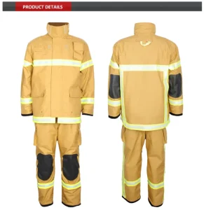 JJXF Nomex IIIA Full Complete Set Fire Fighter Uniform Fireman Suit Fire Fighting Clothing