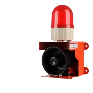 Jzxf H01 High Power Industrial Alarm System Large Horn with Integrated Light and Sound Fire Usage Decibel High Power Siren
