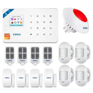 KERUI W181 Tuya Smart Home Burglar Alarm Siren Motion Detector GSM WiFi Wireless Home Security Alarm System