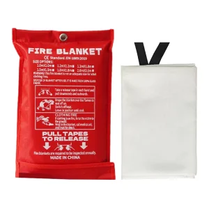Kitchen Fiberglass Fire Blanket Self Rescue Emergency Fire Escape Car Fire Blanket Heat Resistant Fire Blanket for Electric Car