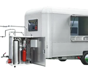 Kitchen Fire Suppression System for Food Trailer