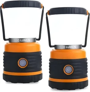 LED Camping Lantern Battery Powered Flashlight Hurricane Emergency Power Outages Waterproof Dimmable CE Certified IP44 Rated