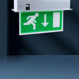 LED Emergency Exit Sign Factory Recessed LED Emergency Exit Sign Passageway 5W IP20 Iron LED Emergency Exit Sign Light