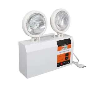 LED Emergency Light 2*1.5W for 3 Hours Backup Time Rechargeable Twin Spot Metal IP20 LED Emergency Lighting