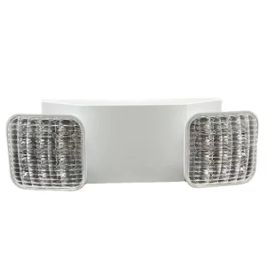 LED Emergency Light 2 X 3W Double head Fire Safety Emergency Light with 1200mAh Battery and 3-5 Hours Backup