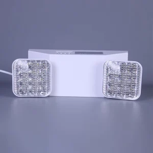 LED Emergency Light for Home Twin Spot Rechargeable Backup Battery Evacuation Exit Light