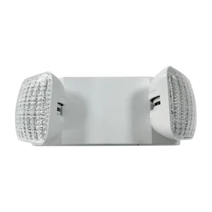 LED Emergency Light with Battery Backup Two Head Commercial Emergency LED Lights AC110V-220V Hardwired Exit Fixtures